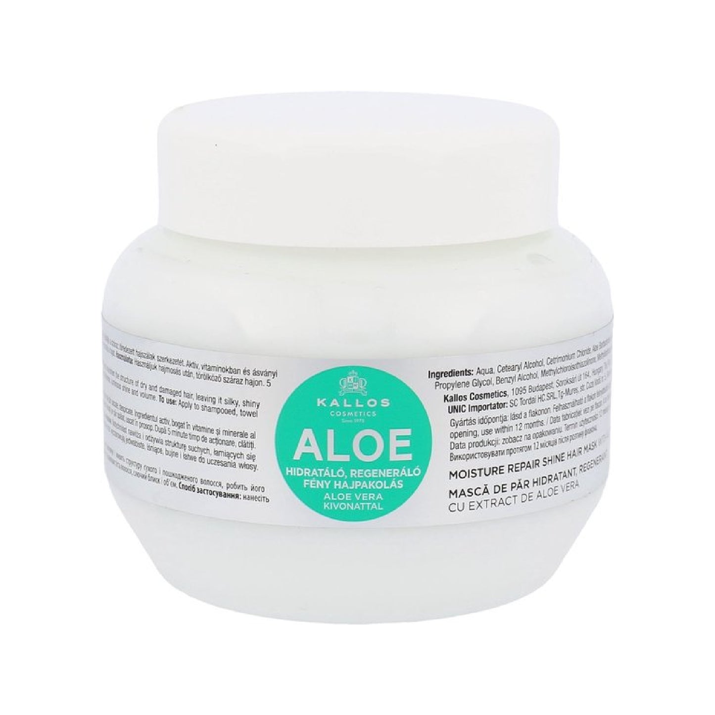 Hydraterend Masker - Kallos Cosmetics Aloe 275 ml