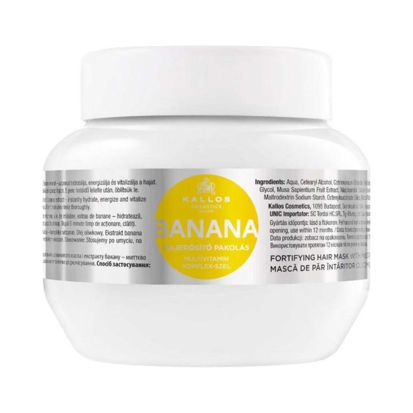 Haarmasker voedend Banana Kallos Cosmetics 275 ml